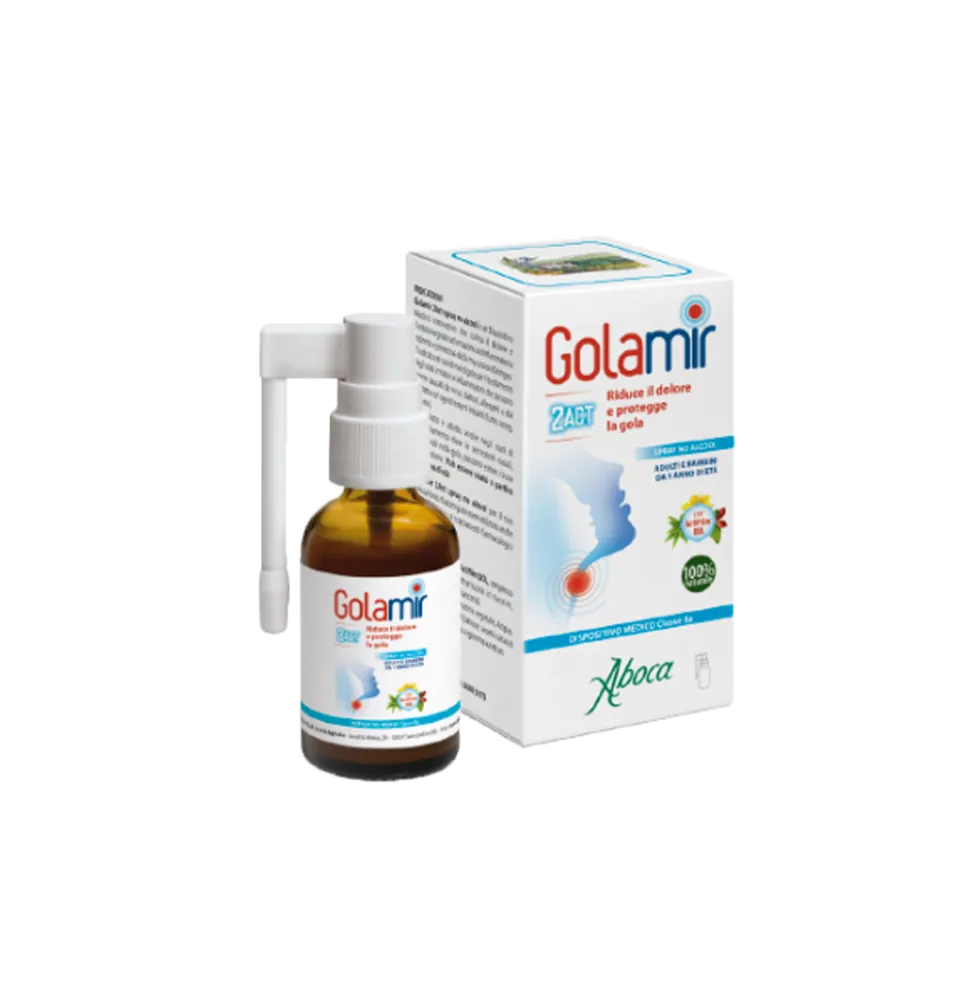Aboca Golamir 2ACT Spray No Alcool 30 ml