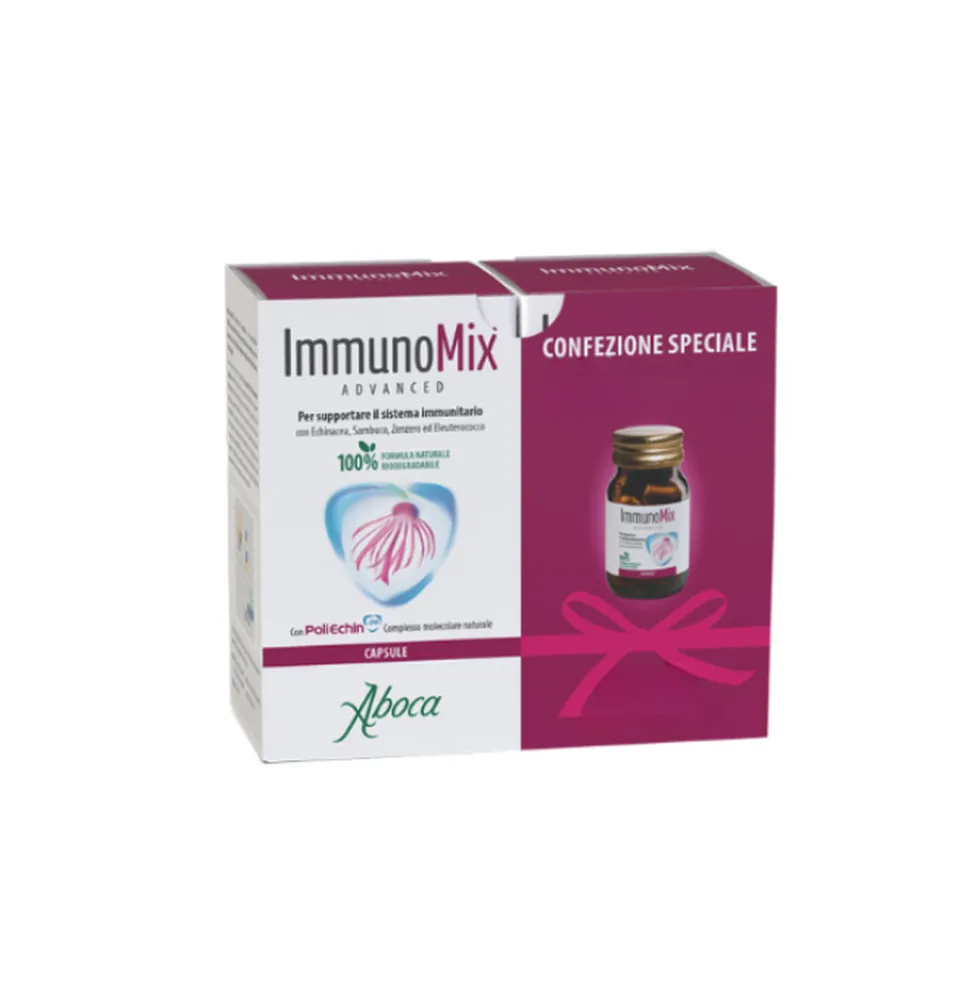 Aboca ImmunoMix Advanced Integratore per Difese Immunitarie 100 Capsule
