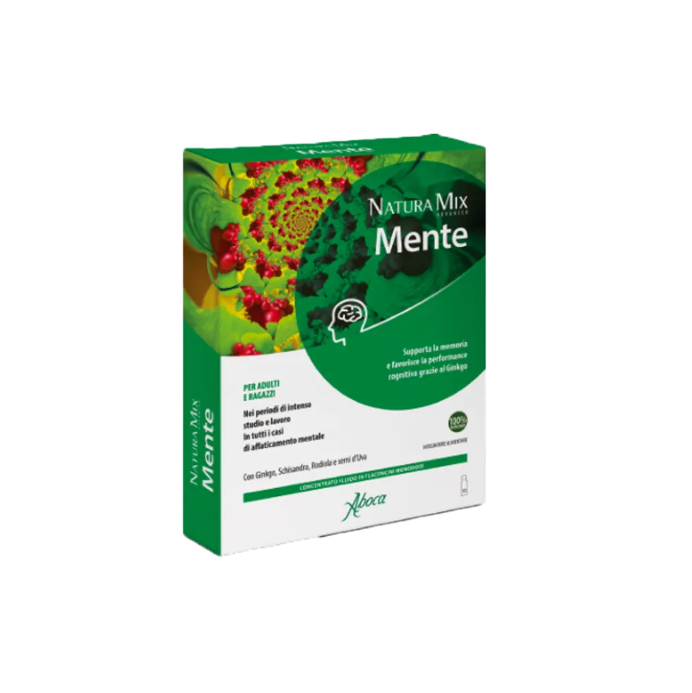 Aboca Natura Mix Advanced Mente 10 Fiale