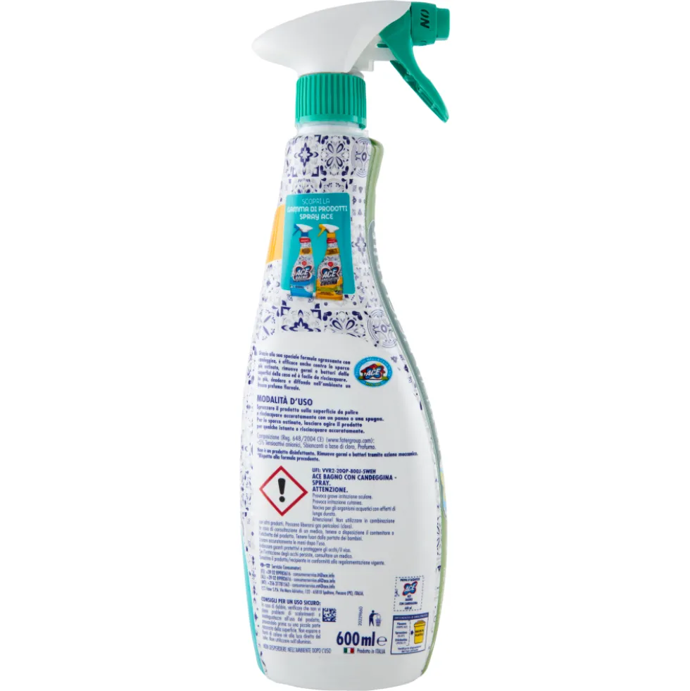 Ace Bagno con Candeggina Fiori d'Arancio e Limone 600 ml