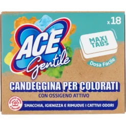 Ace Gentile Candeggina per Colorati Monodosi 18 Tabs