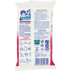 Ace Salviette Igienizzanti con Alcool 40 Pezzi