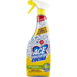 Ace Sgrassatore Cucina Limone e Bergamotto Senza Candeggina 600 ml