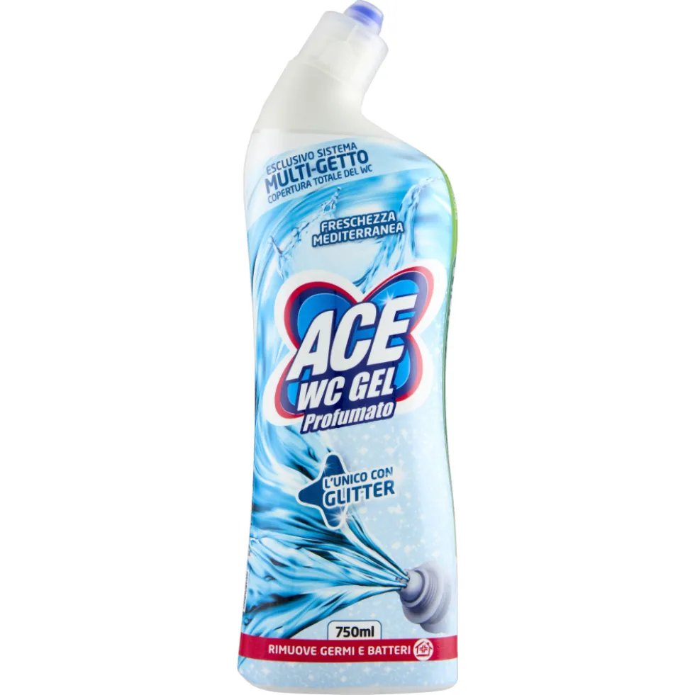 Ace Wc Gel Profumato Freschezza Mediterranea Multi-Getto 750 ml