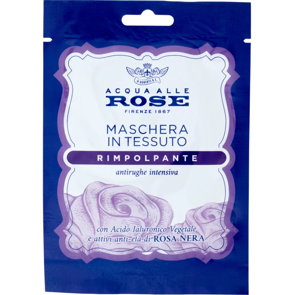 Acqua alle Rose Maschera in Tessuto Rimpolpante 1 Pezzo