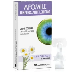 Afomill Rinfrescante Lenitivo Gocce Oculari 10 Flaconi