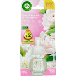 Air Wick Ricarica Diffusore Elettrico Peonia Bianca e Gelsomino 19 ml