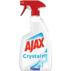 Ajax Crystal Clean Detersivo Spray Vetri 100% Anti-Alone 750 ml