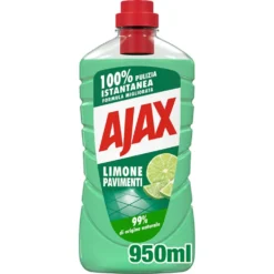 Ajax Detersivo Pavimenti Limone Ultra Sgrassante 950ml