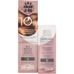 Alama SOS Colorazione Permanente e Rivelatore in Crema 8.3 Biondo Dorato 90ml