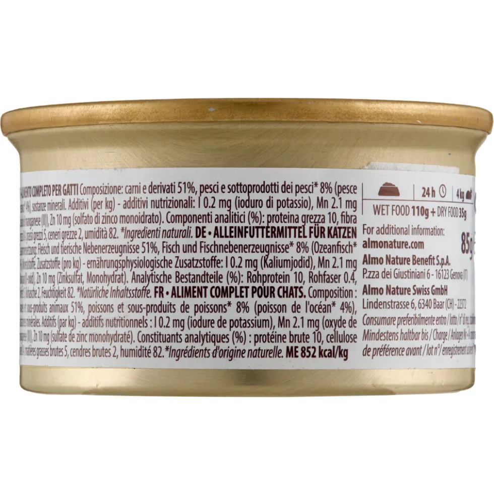 Almo Nature Daily Adult Cat Mousse con Pesce Oceanico 85 g