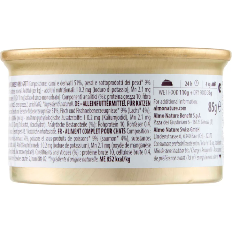 Almo Nature Daily Adult Cat Mousse con Salmone 85 g