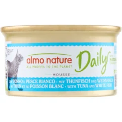 Almo Nature Daily Adult Cat Mousse con Tonno e Pesce Bianco 85 g