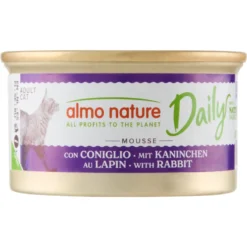 Almo Nature Daily Adult Cat Mousse con Coniglio 85 g