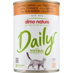 Almo Nature Daily Adult Cat Patè con Tacchino 400 g