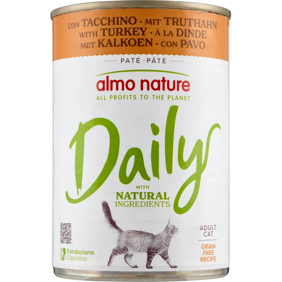 Almo Nature Daily Adult Cat Patè con Tacchino 400 g