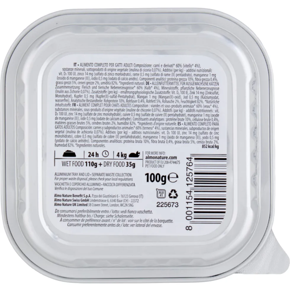 Almo Nature Daily Cat Vitello 100g