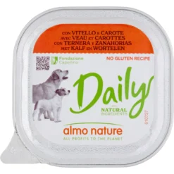 Almo Nature Daily con Vitello e Carote 100 g