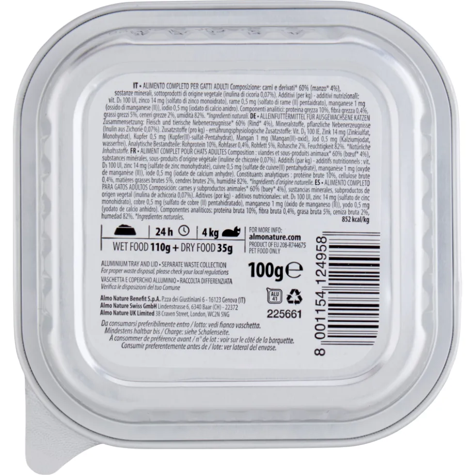 Almo Nature Daily Manzo 100 g