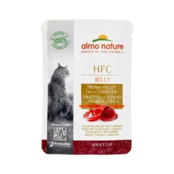 Almo Nature HFC Jelly Adult Cat Filetto di Tonno con Aragosta 55 g