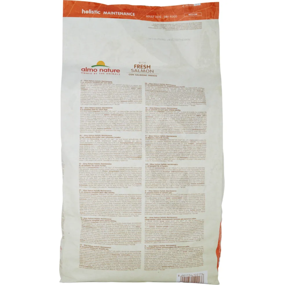 Almo Nature Holistic Maintenance Medium Adult Dog con Salmone Fresco 12 kg