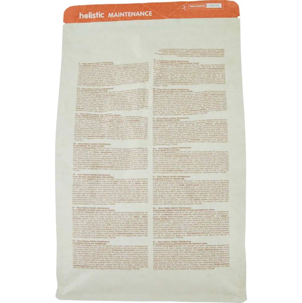 Almo Nature Maintenance Medium-Large Adult Dog con Salmone Fresco 2 kg