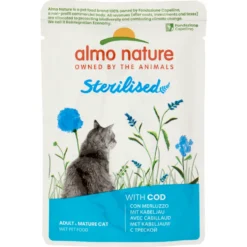 Almo Nature Sterilised Adult & Mature Cat con Merluzzo 70 g