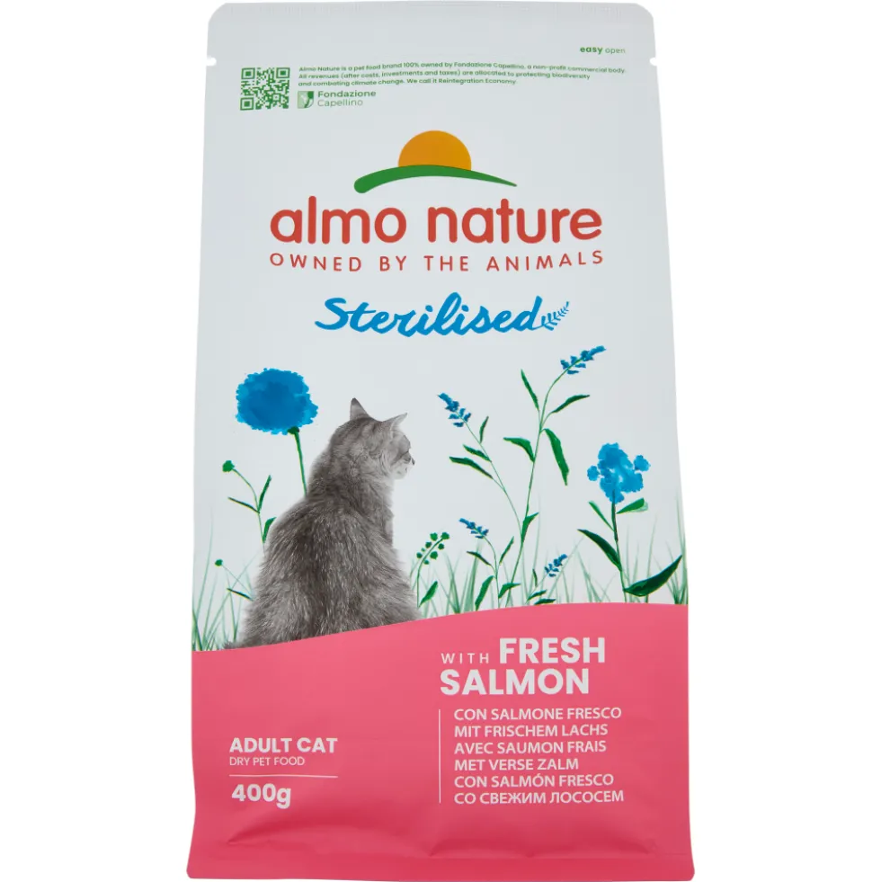 Almo Nature Sterilised Adult Cat con Salmone Fresco 2 kg