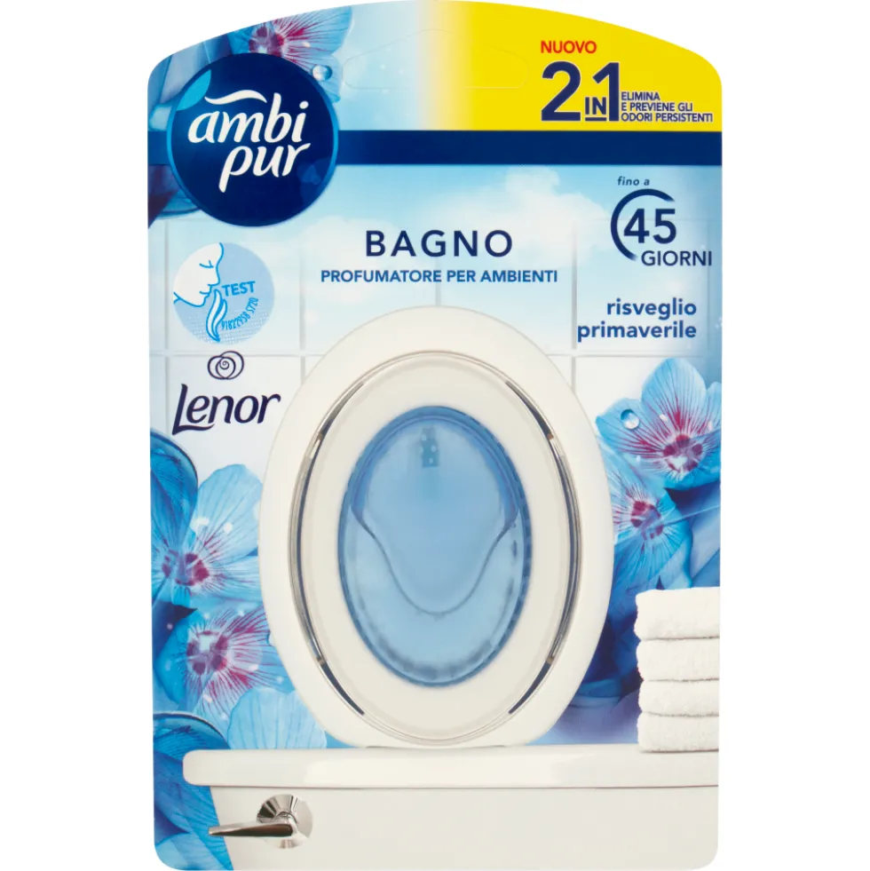 Ambi Pur Bagno 2in1 Lenor Risveglio Primaverile Profumatore Ambiente
