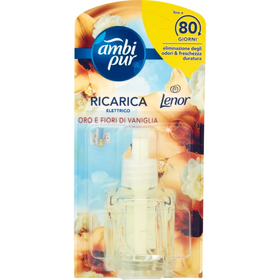 Ambi Pur Lenor Oro e Fiori Vaniglia Profumatore per Ambienti Elettrico 20 ml