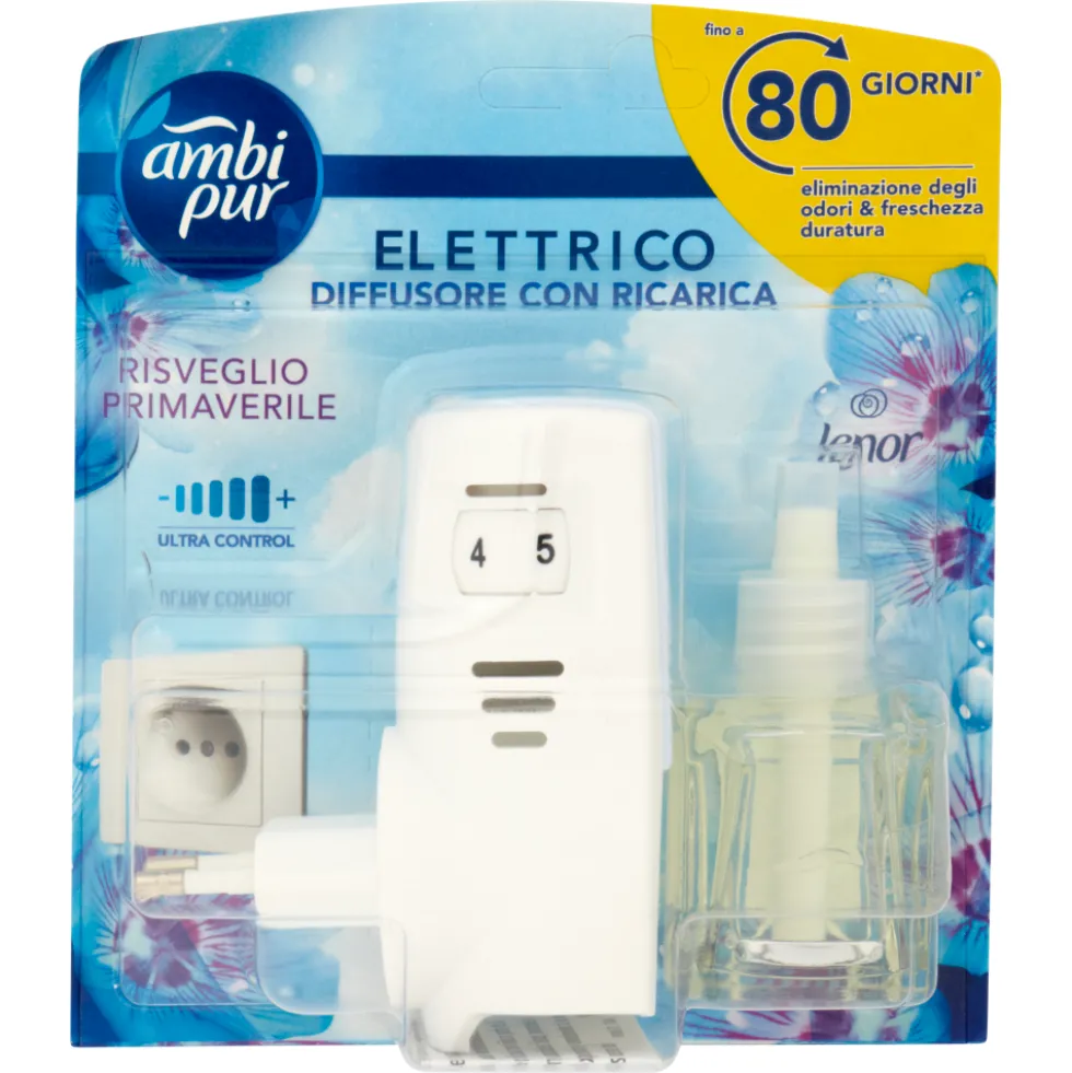 Ambi Pur Lenor Risveglio Primaverile Profumatore per Ambienti Elettrico Starter Kit
