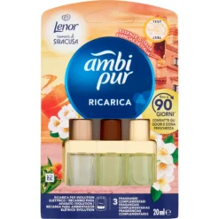Ambi Pur Profumatore per Ambienti Elettrico Ricarica 3Volution Tramonto di Siracusa 20 ml