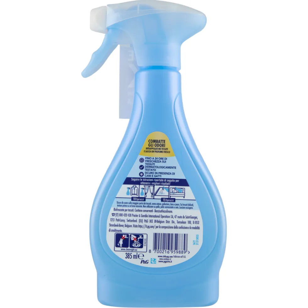 Ambi Pur Profumatore Tessuti Risveglio di Primavera 385 ml