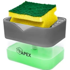 Apex Dosa Sapone per Spugne piatti con meccanismo a pressione
