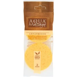 Aqua Massage Struccante Naturale 2 Spugne