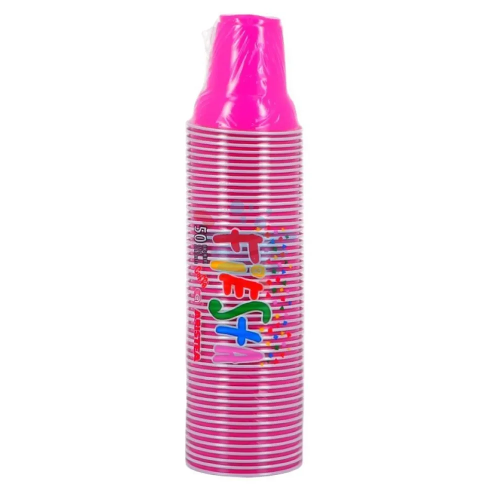 Aristea Bicchieri Fucsia Fiesta 50 Pezzi