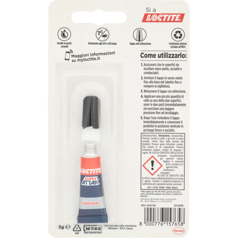 Attak Loctite Original Plus 3g