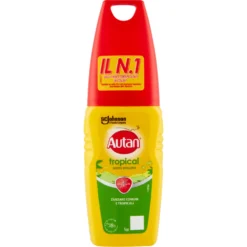 Autan Tropical Vapo Insetto Repellente e Antizanzare Comuni e Tropicali 100ml