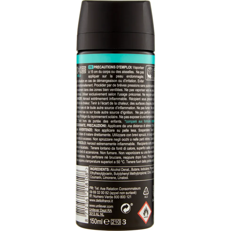 Axe Deodorante Spray Apollo 150ml