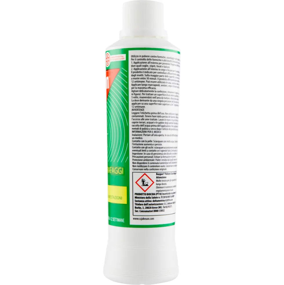 Baygon Scarafaggi e Formiche Polvere 250 g