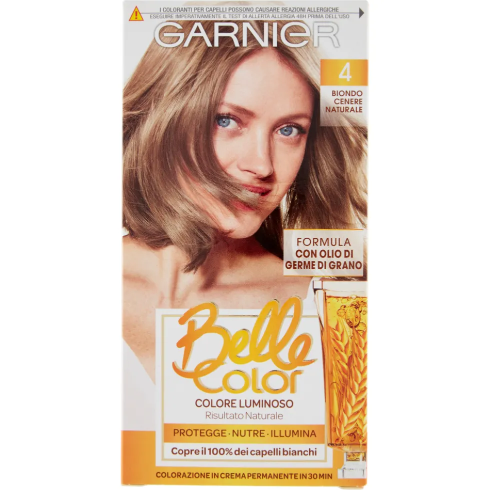 Belle Color Colore Luminoso Biondo Cenere Naturale N.04