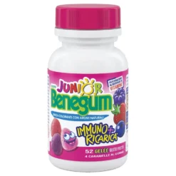 Benegum J Immuno + Ricarica Frutti Rossi 156 g