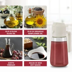 Beper Spruzzino e Dosatore 2in1 per Condimenti 480 ml