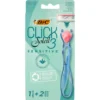 Bic Click Soleil 3 Sensitive Rasoio 3 Lame Manico + 2 Ricariche