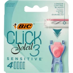 Bic Click Soleil 3 Sensitive 4 Ricariche