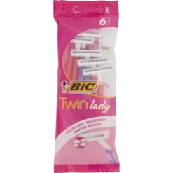 Bic Rasoio Twin Lady 6 Pezzi