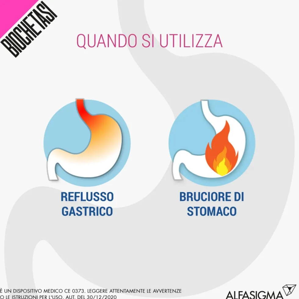 Biochetasi Reflusso Soluzione Orale Aroma Arancia 20 Stick Monodose
