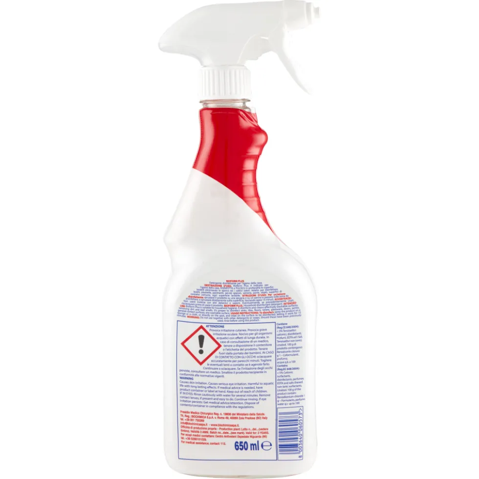 Bioform Plus Disinfettante Detergente 650 ml