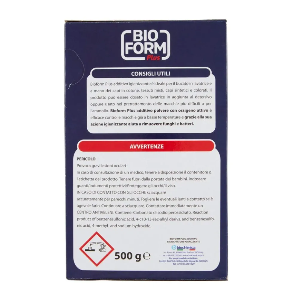 Bioform Plus Igienizzante con Ossigeno Attivo 100 Misurini