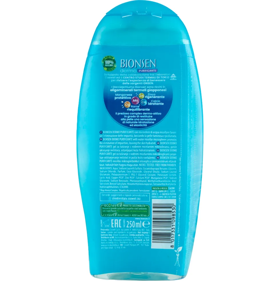 Bionsen Mizu Pureness Docciashampoo 250 ml